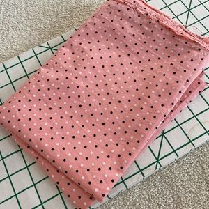 1 Yard Pink 100% Cotton Poplin Fabric